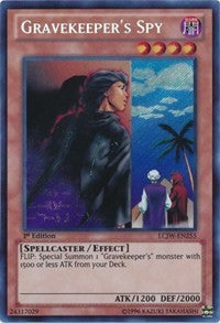 Gravekeeper's Spy [LCJW-EN255] Secret Rare | Shuffle n Cut Hobbies & Games