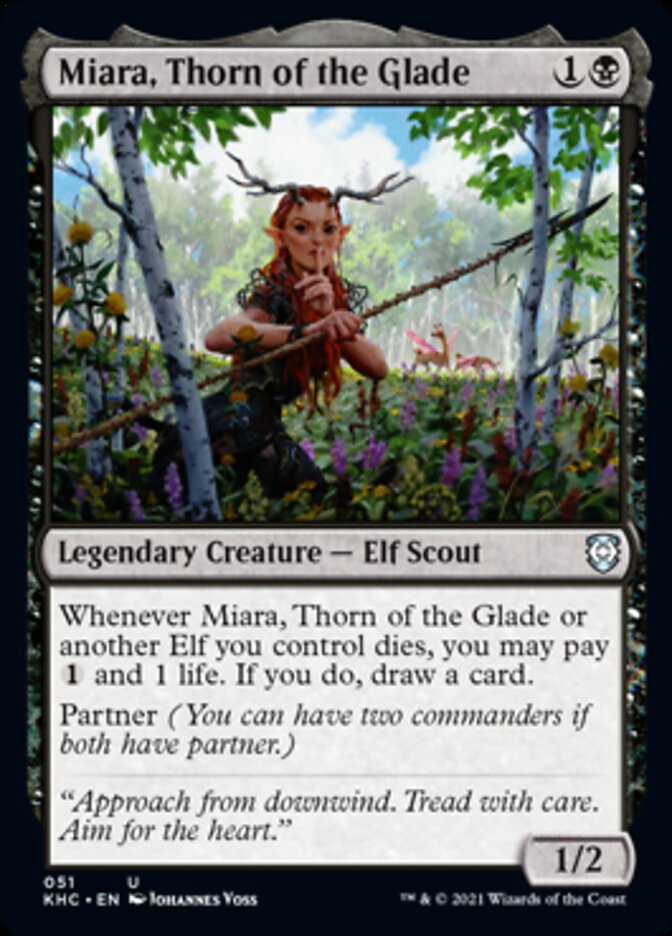 Miara, Thorn of the Glade [Kaldheim Commander] | Shuffle n Cut Hobbies & Games