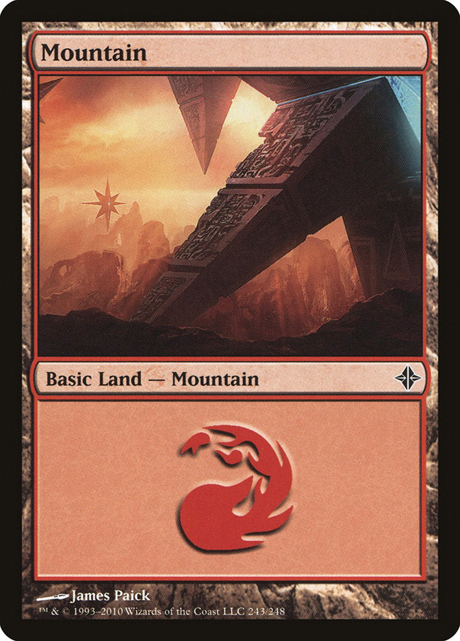 Mountain (243) [Rise of the Eldrazi] | Shuffle n Cut Hobbies & Games