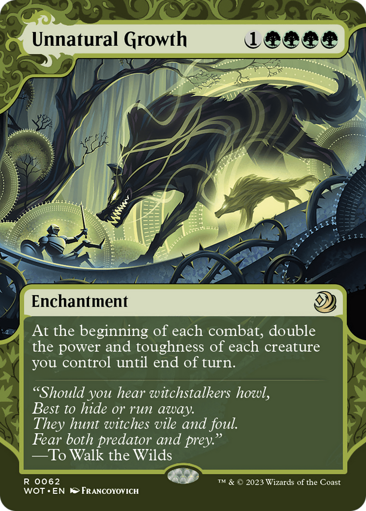 Unnatural Growth [Wilds of Eldraine: Enchanting Tales] | Shuffle n Cut Hobbies & Games