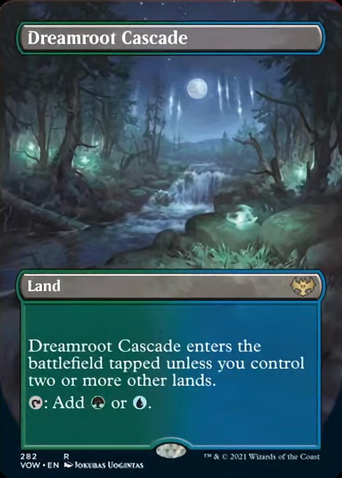 Dreamroot Cascade (Borderless Alternate Art) [Innistrad: Crimson Vow] | Shuffle n Cut Hobbies & Games