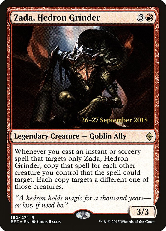 Zada, Hedron Grinder [Battle for Zendikar Prerelease Promos] | Shuffle n Cut Hobbies & Games