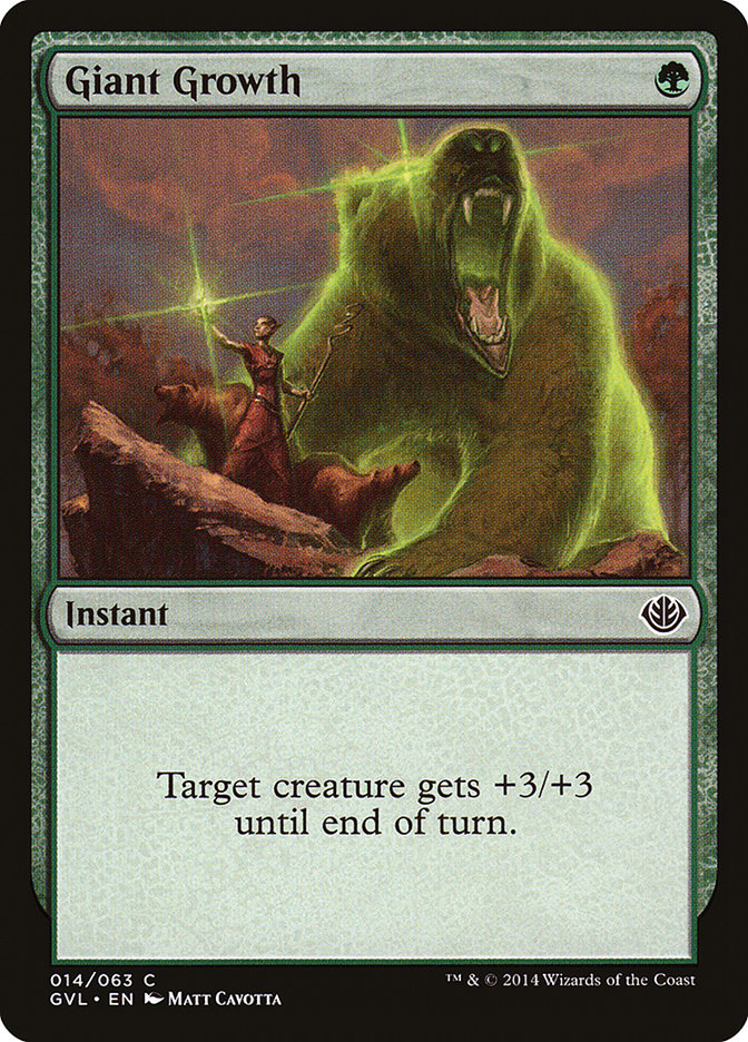 Giant Growth (Garruk vs. Liliana) [Duel Decks Anthology] | Shuffle n Cut Hobbies & Games