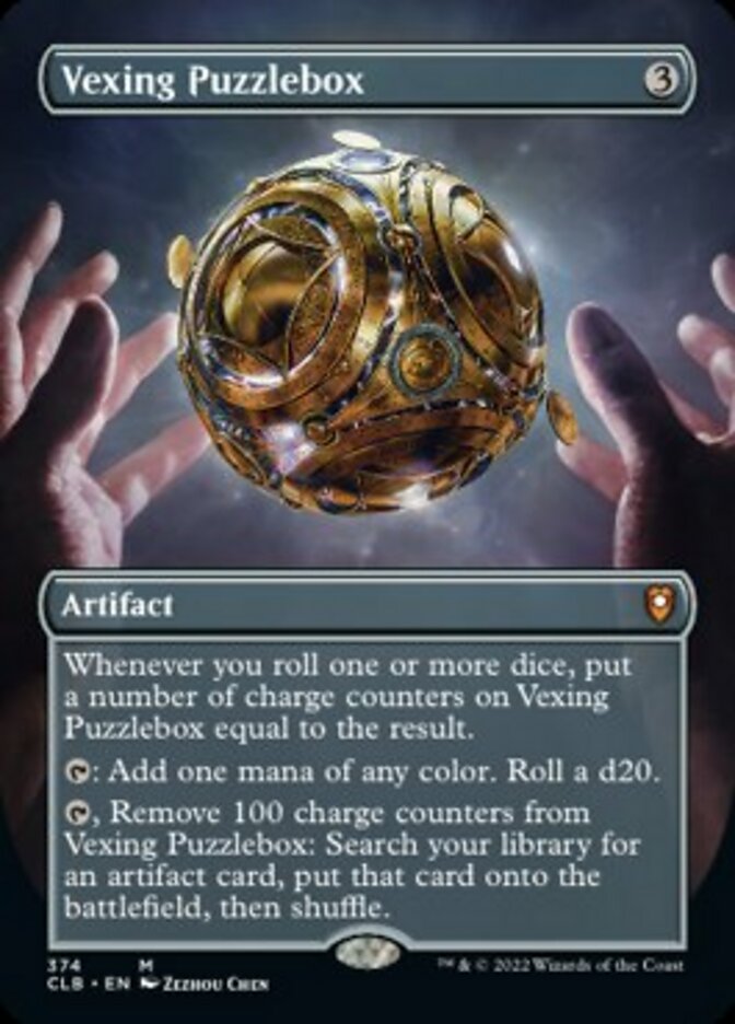 Vexing Puzzlebox (Borderless Alternate Art) [Commander Legends: Battle for Baldur's Gate] | Shuffle n Cut Hobbies & Games