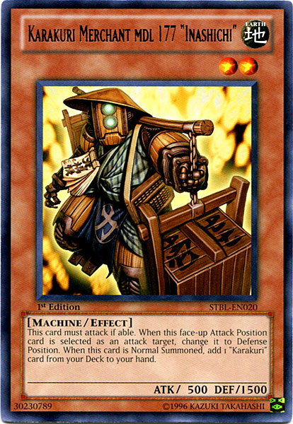 Karakuri Merchant mdl 177 Inashichi [STBL-EN020] Rare | Shuffle n Cut Hobbies & Games