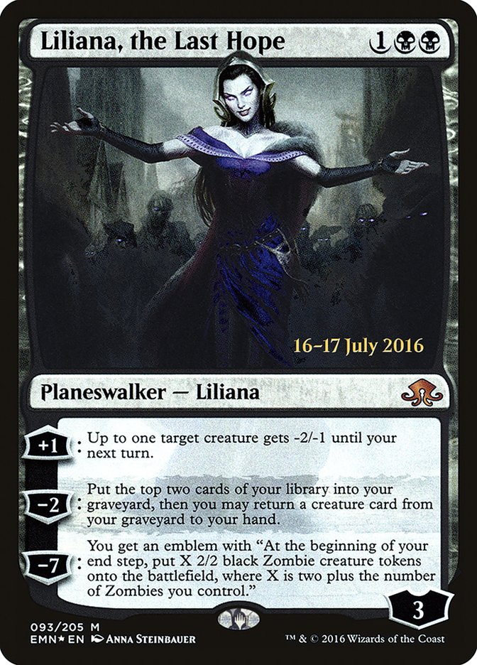 Liliana, the Last Hope [Eldritch Moon Prerelease Promos] | Shuffle n Cut Hobbies & Games