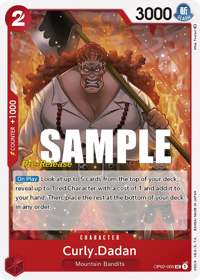 Curly.Dadan [Paramount War Pre-Release Cards] | Shuffle n Cut Hobbies & Games