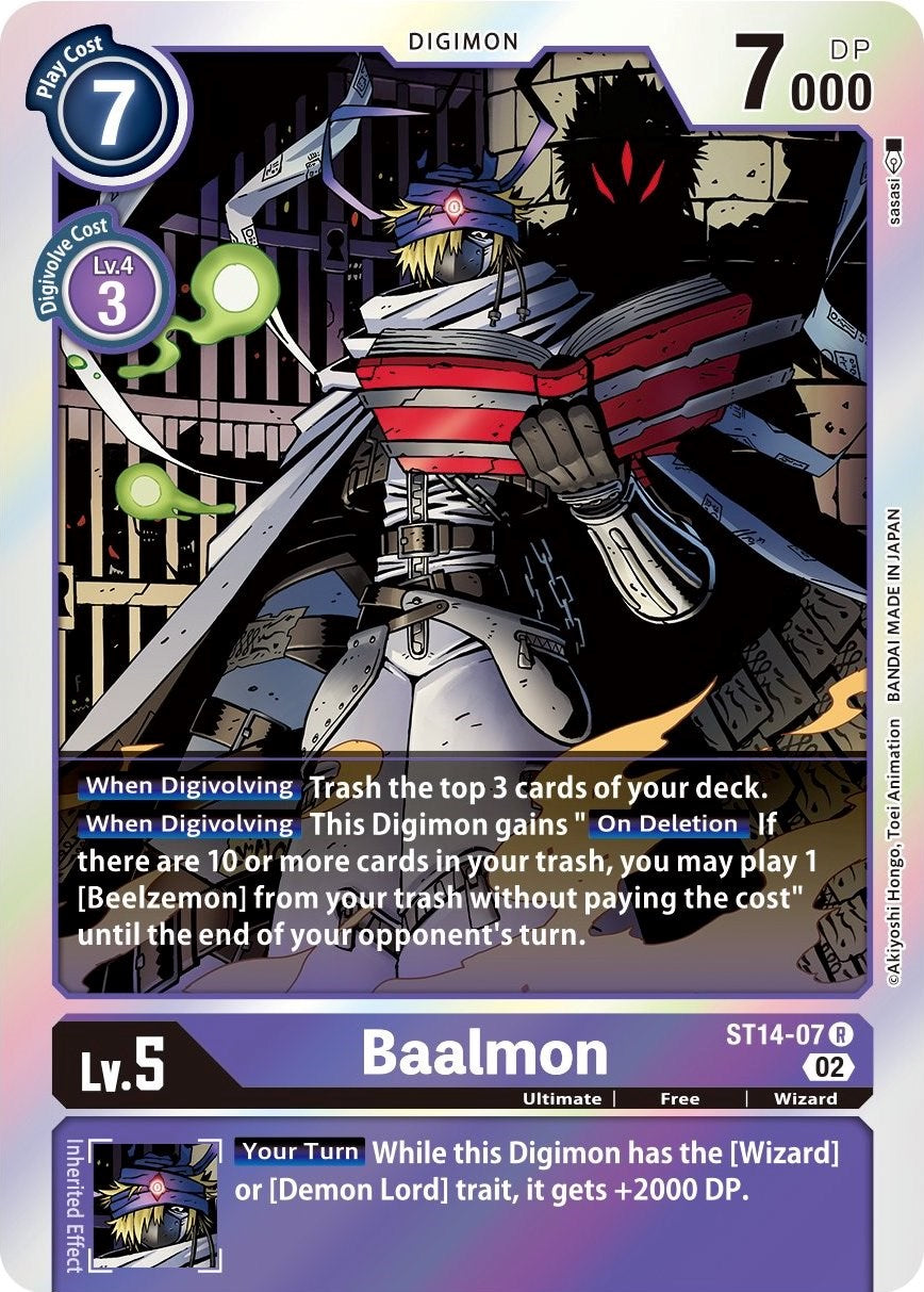 Baalmon [ST14-07] [Starter Deck: Beelzemon Advanced Deck Set] | Shuffle n Cut Hobbies & Games
