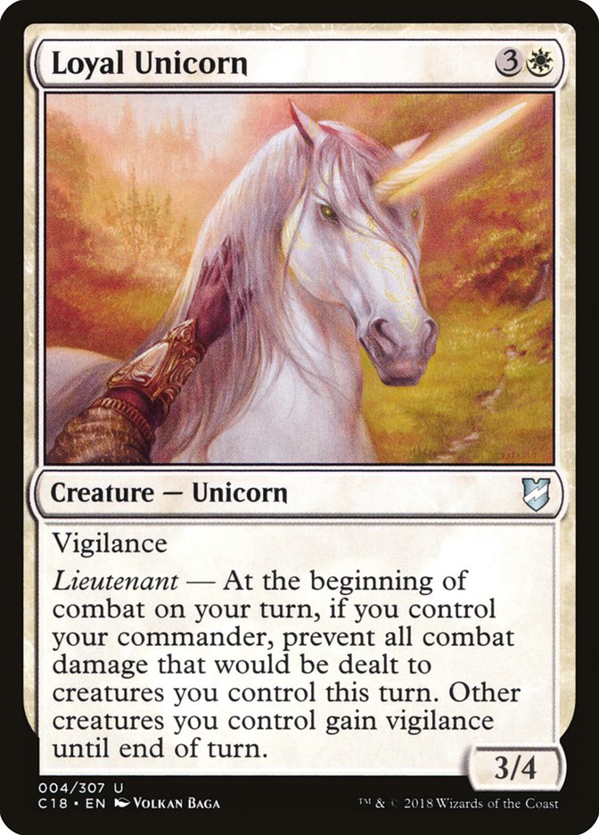 Loyal Unicorn [Commander 2018] | Shuffle n Cut Hobbies & Games
