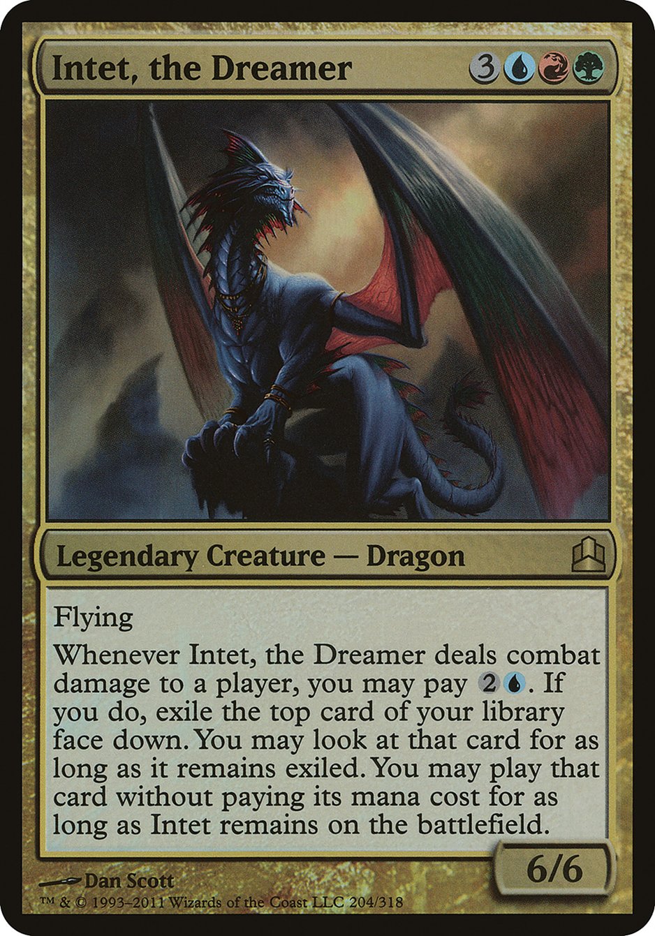 Intet, the Dreamer (Oversized) [Commander 2011 Oversized] | Shuffle n Cut Hobbies & Games
