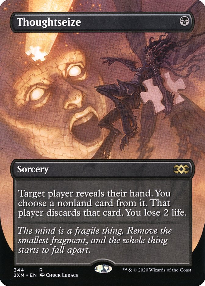 Thoughtseize (Toppers) [Double Masters] | Shuffle n Cut Hobbies & Games