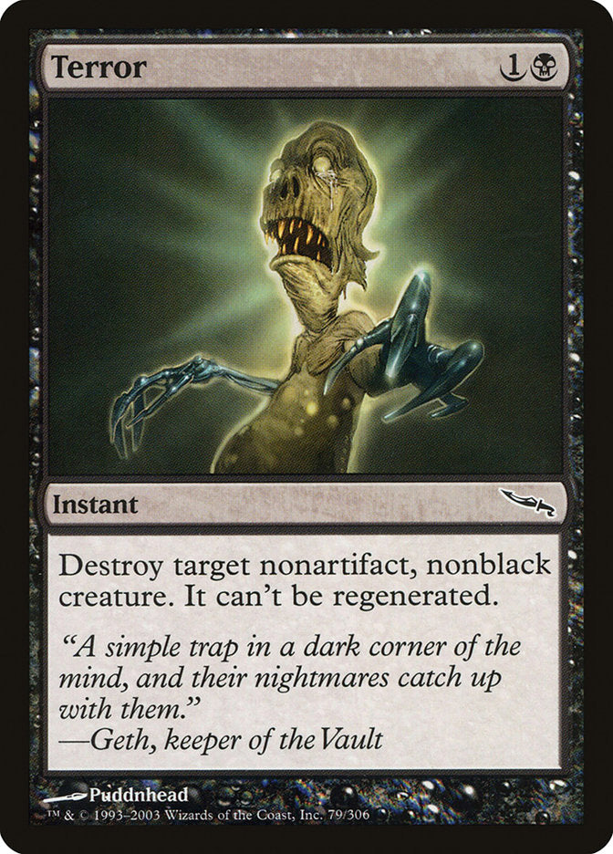 Terror [Mirrodin] | Shuffle n Cut Hobbies & Games