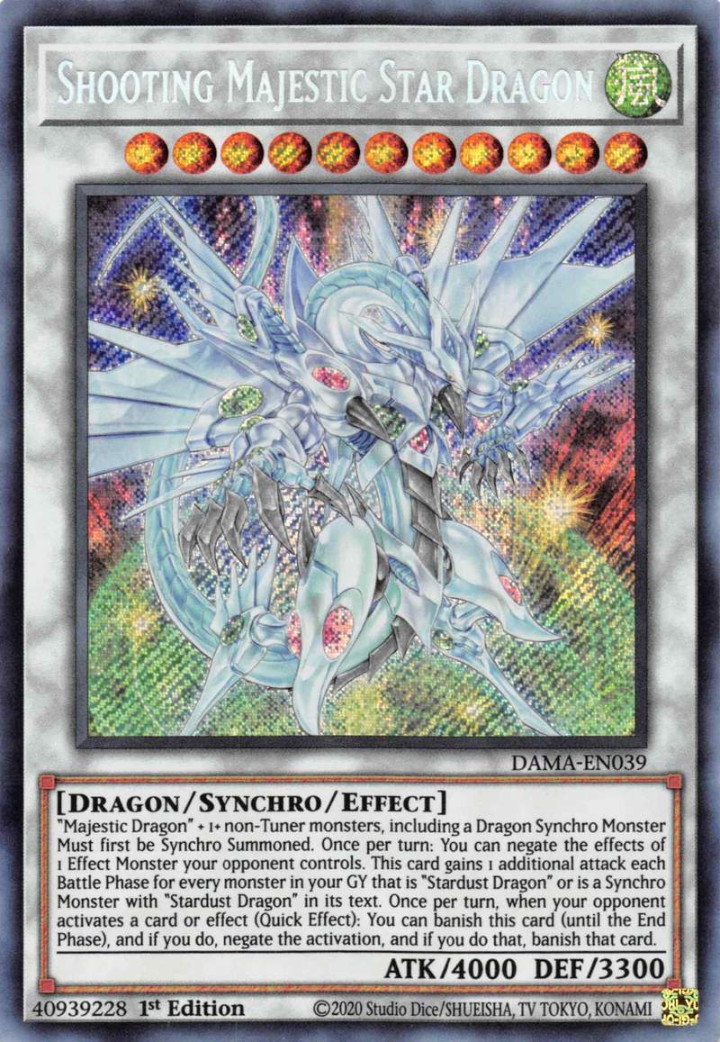 Shooting Majestic Star Dragon [DAMA-EN039] Starlight Rare | Shuffle n Cut Hobbies & Games