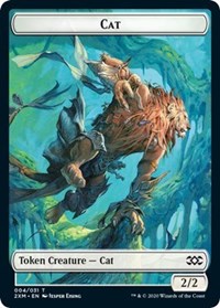 Cat // Servo Double-Sided Token [Double Masters Tokens] | Shuffle n Cut Hobbies & Games