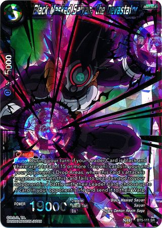 Black Masked Saiyan, the Devastator (BT5-111) [Miraculous Revival] | Shuffle n Cut Hobbies & Games