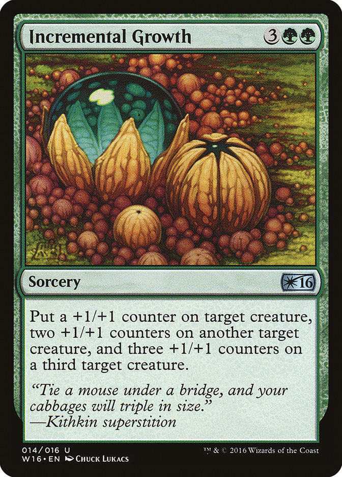 Incremental Growth [Welcome Deck 2016] | Shuffle n Cut Hobbies & Games