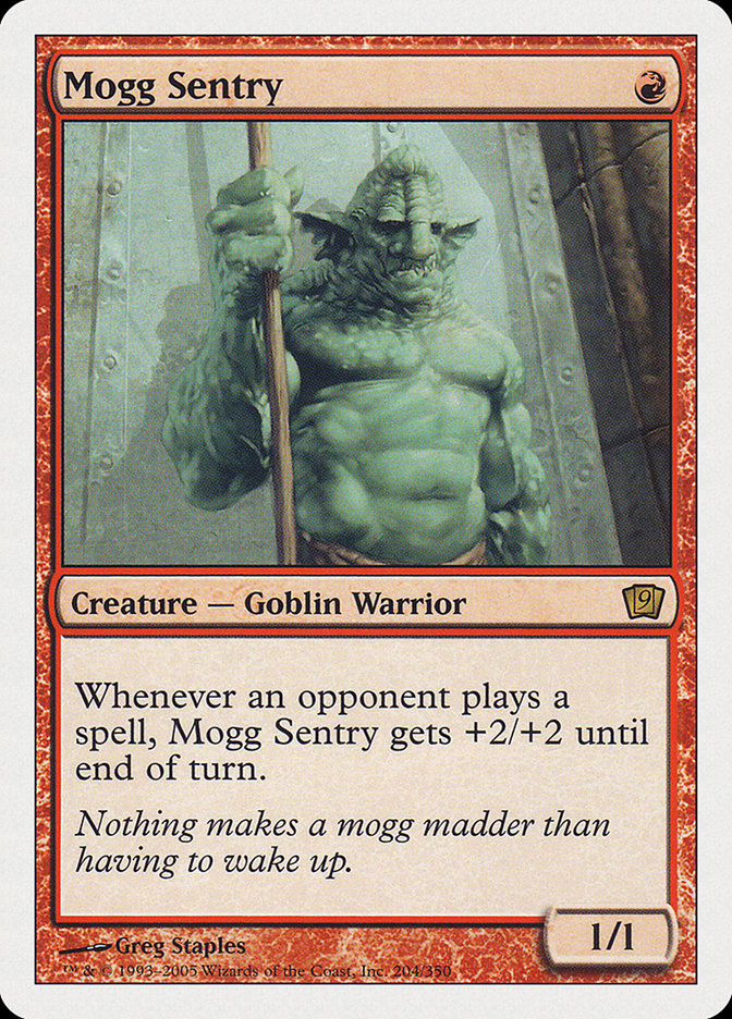 Mogg Sentry [Ninth Edition] | Shuffle n Cut Hobbies & Games