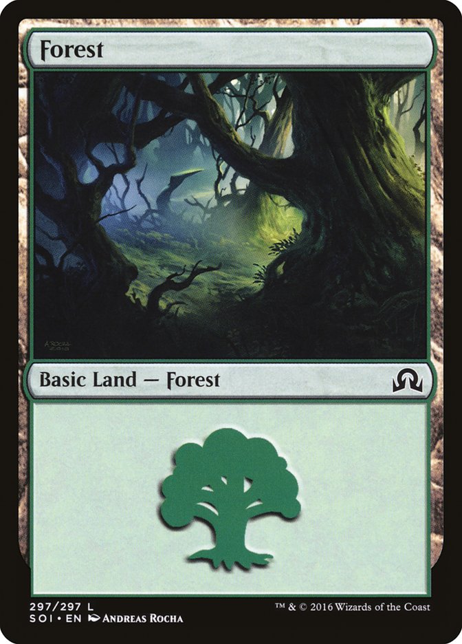 Forest (297) [Shadows over Innistrad] | Shuffle n Cut Hobbies & Games