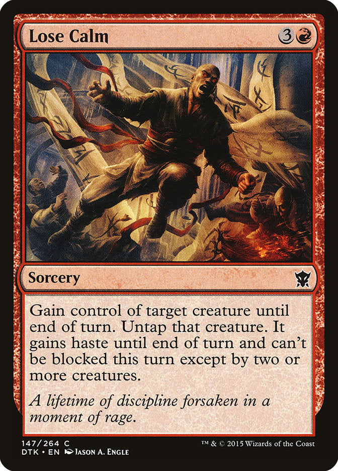 Lose Calm [Dragons of Tarkir] | Shuffle n Cut Hobbies & Games