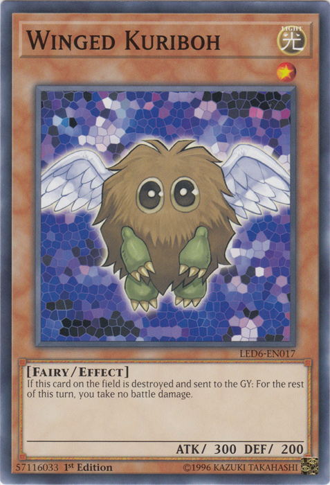 Winged Kuriboh [LED6-EN017] Common | Shuffle n Cut Hobbies & Games
