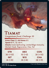 Tiamat Art Card [Dungeons & Dragons: Adventures in the Forgotten Realms Art Series] | Shuffle n Cut Hobbies & Games