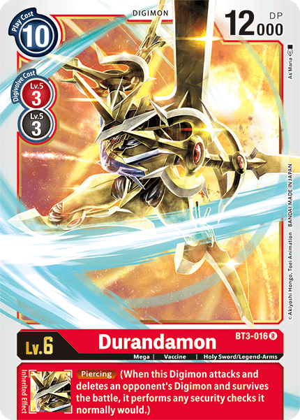 Durandamon [BT3-016] [Release Special Booster Ver.1.5] | Shuffle n Cut Hobbies & Games