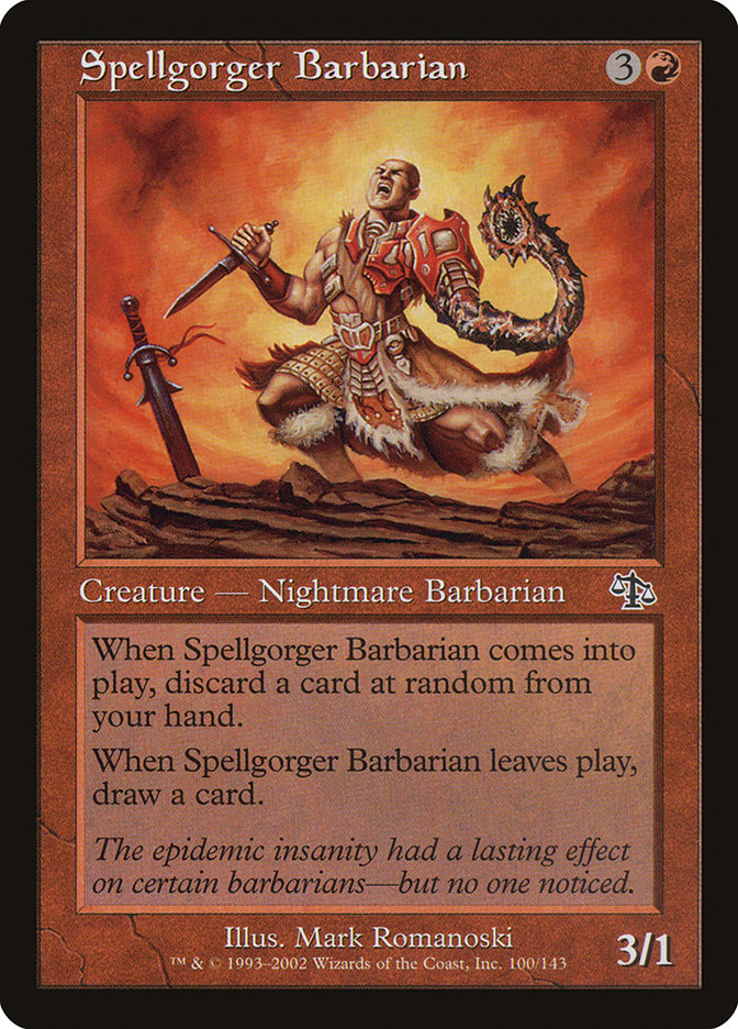 Spellgorger Barbarian [Judgment] | Shuffle n Cut Hobbies & Games