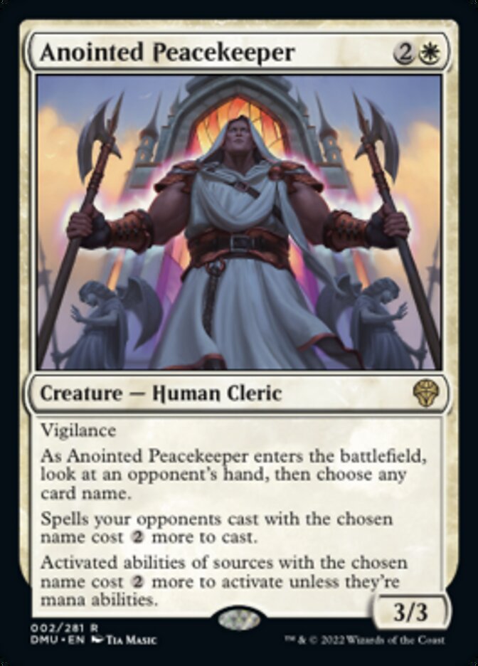 Anointed Peacekeeper [Dominaria United] | Shuffle n Cut Hobbies & Games