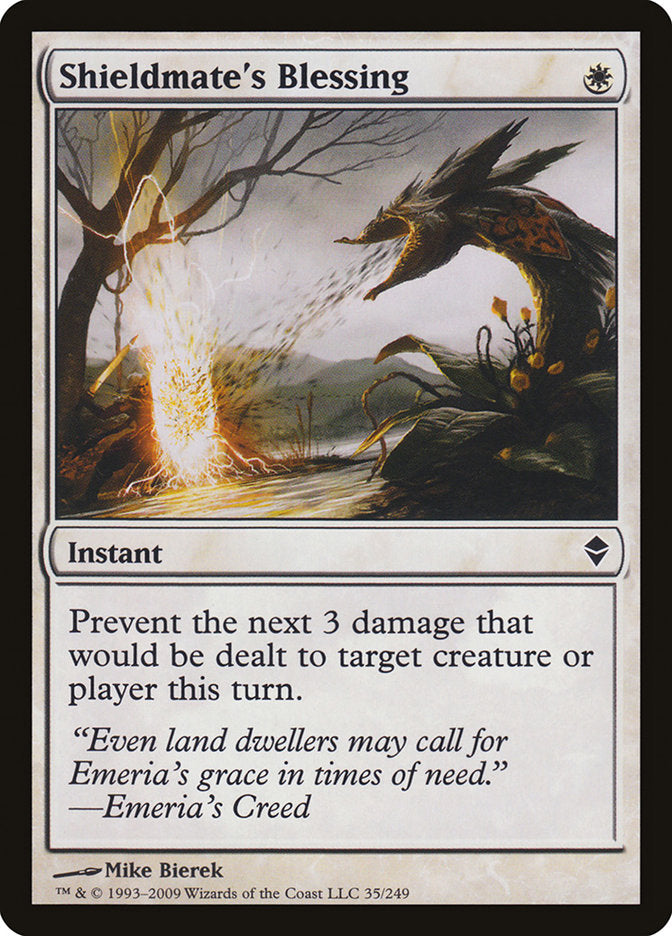 Shieldmate's Blessing [Zendikar] | Shuffle n Cut Hobbies & Games