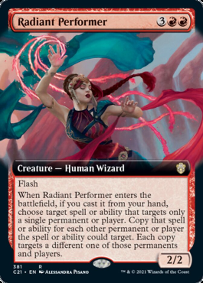 Radiant Performer (Extended Art) [Commander 2021] | Shuffle n Cut Hobbies & Games