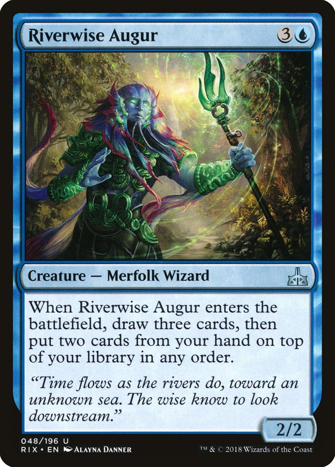 Riverwise Augur [Rivals of Ixalan] | Shuffle n Cut Hobbies & Games