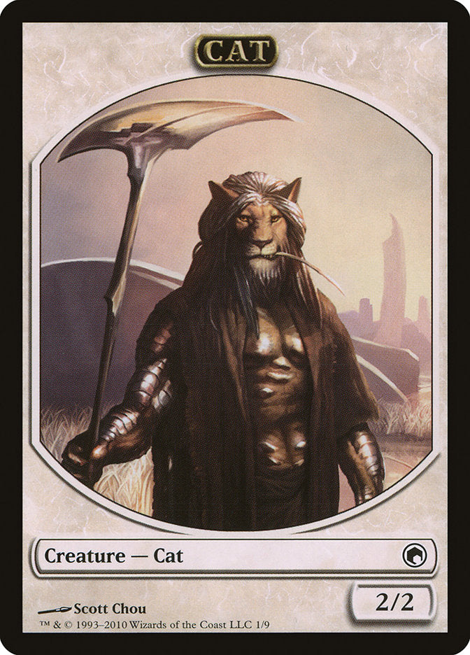 Cat Token [Scars of Mirrodin Tokens] | Shuffle n Cut Hobbies & Games