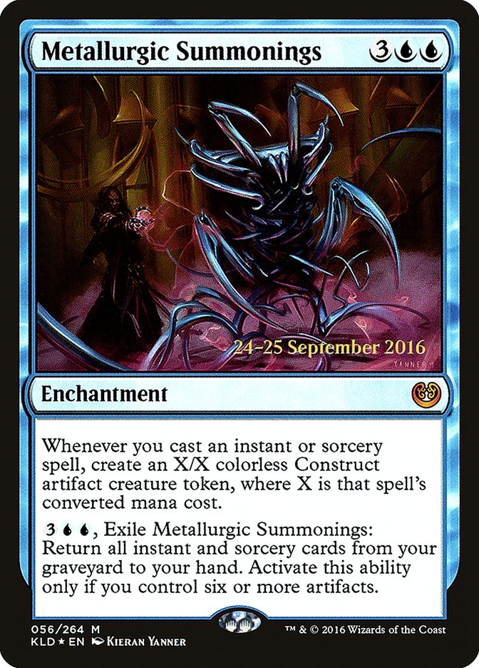 Metallurgic Summonings [Kaladesh Prerelease Promos] | Shuffle n Cut Hobbies & Games