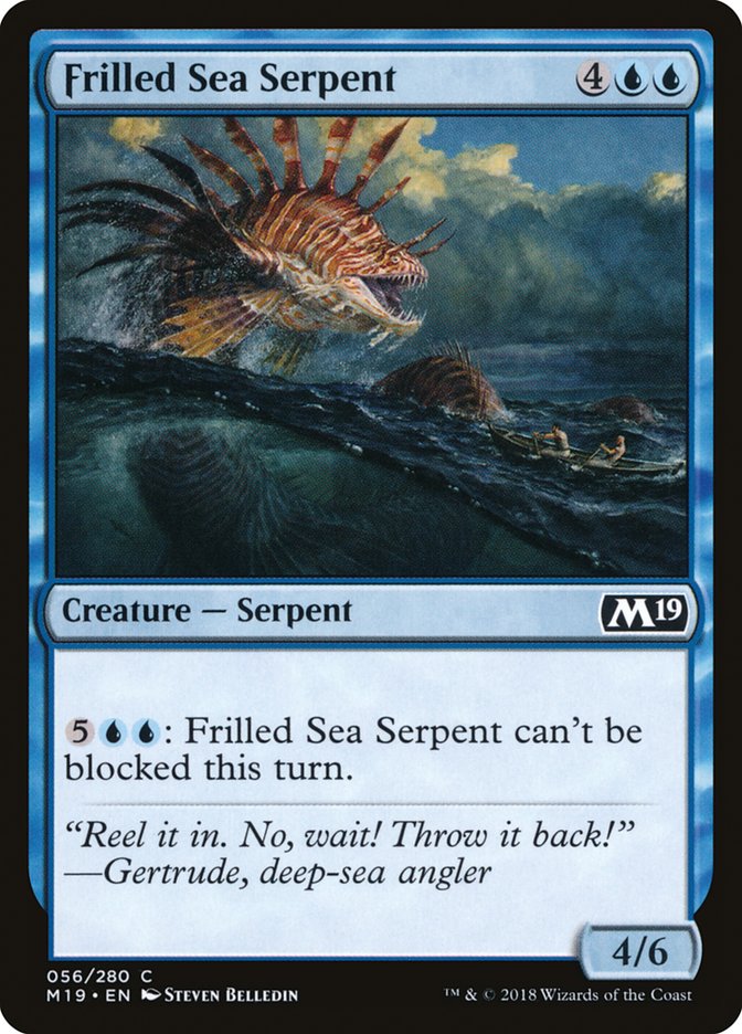 Frilled Sea Serpent [Core Set 2019] | Shuffle n Cut Hobbies & Games