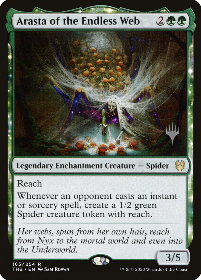 Arasta of the Endless Web (Promo Pack) [Theros Beyond Death Promos] | Shuffle n Cut Hobbies & Games