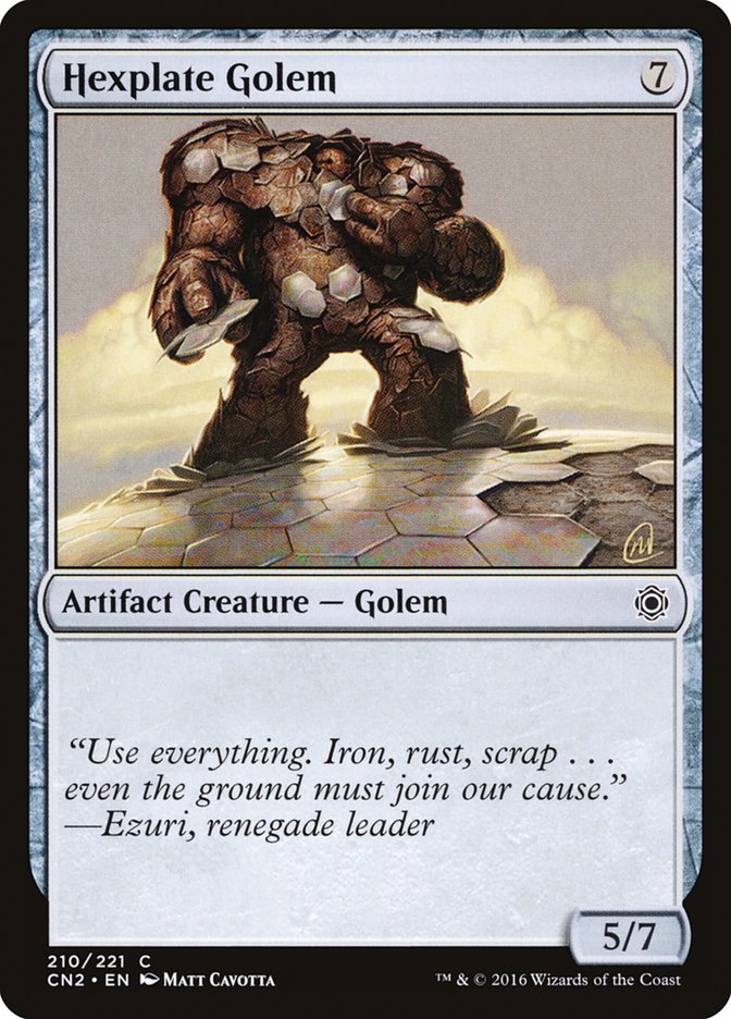 Hexplate Golem [Conspiracy: Take the Crown] | Shuffle n Cut Hobbies & Games