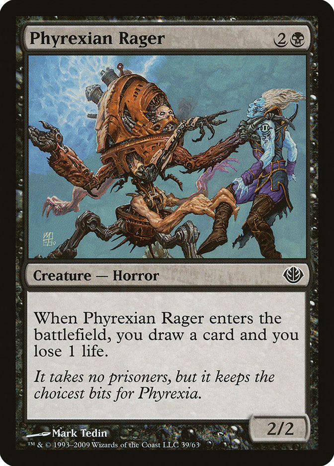 Phyrexian Rager [Duel Decks: Garruk vs. Liliana] | Shuffle n Cut Hobbies & Games