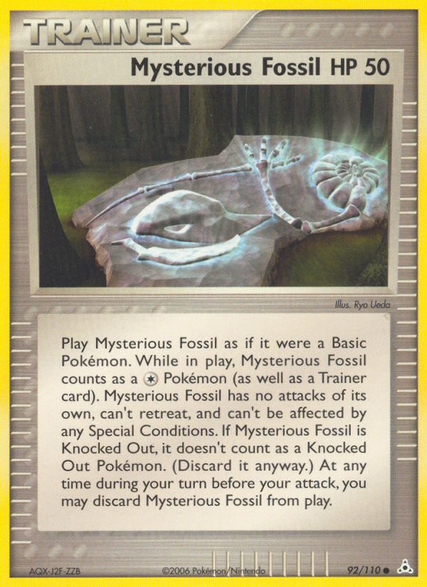 Mysterious Fossil (92/110) [EX: Holon Phantoms] | Shuffle n Cut Hobbies & Games