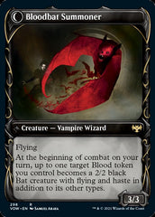 Voldaren Bloodcaster // Bloodbat Summoner (Showcase Fang Frame) [Innistrad: Crimson Vow] | Shuffle n Cut Hobbies & Games