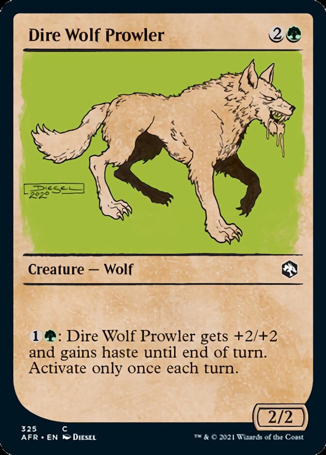 Dire Wolf Prowler (Showcase) [Dungeons & Dragons: Adventures in the Forgotten Realms] | Shuffle n Cut Hobbies & Games