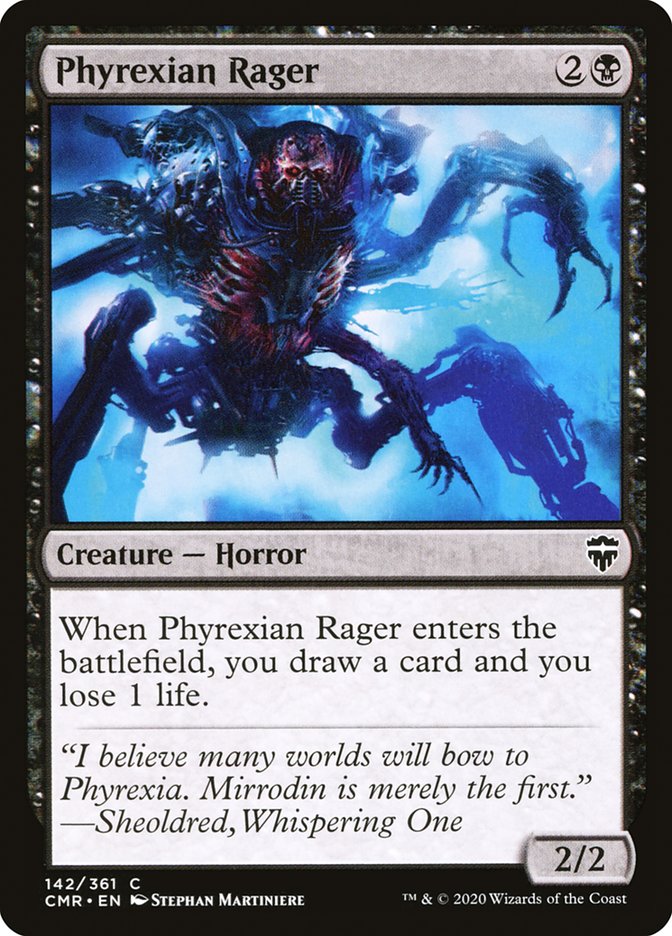 Phyrexian Rager [Commander Legends] | Shuffle n Cut Hobbies & Games