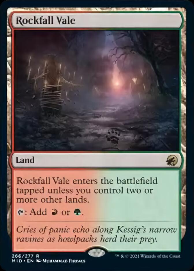 Rockfall Vale [Innistrad: Midnight Hunt] | Shuffle n Cut Hobbies & Games