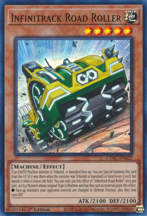 Infinitrack Road Roller [CYAC-EN022] Ultra Rare | Shuffle n Cut Hobbies & Games