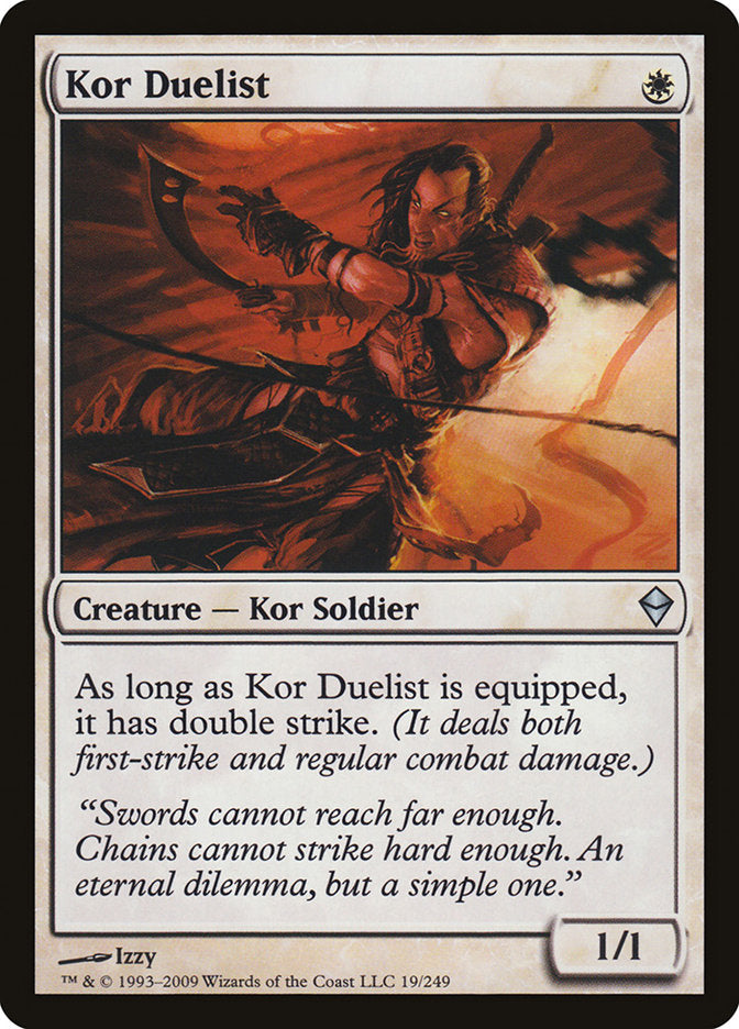 Kor Duelist [Zendikar] | Shuffle n Cut Hobbies & Games