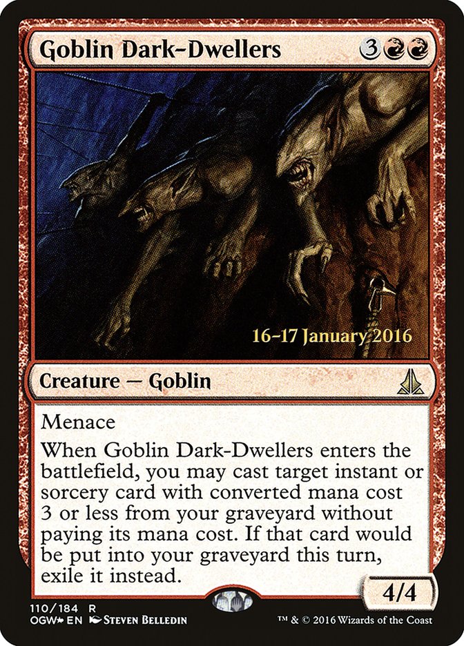 Goblin Dark-Dwellers [Oath of the Gatewatch Prerelease Promos] | Shuffle n Cut Hobbies & Games