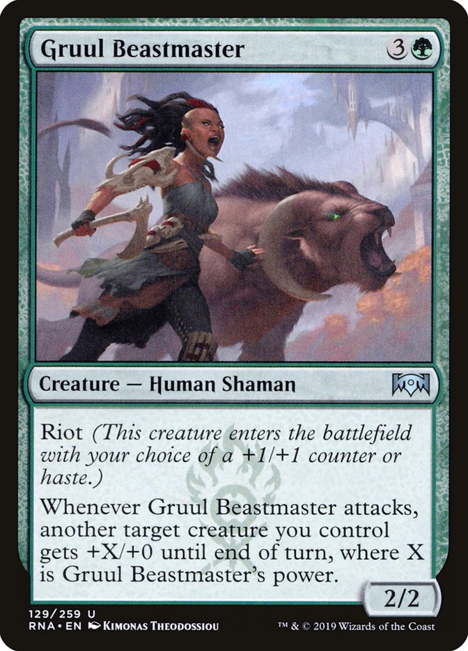 Gruul Beastmaster [Ravnica Allegiance] | Shuffle n Cut Hobbies & Games