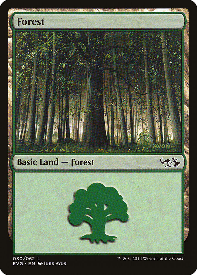 Forest (30) (Elves vs. Goblins) [Duel Decks Anthology] | Shuffle n Cut Hobbies & Games