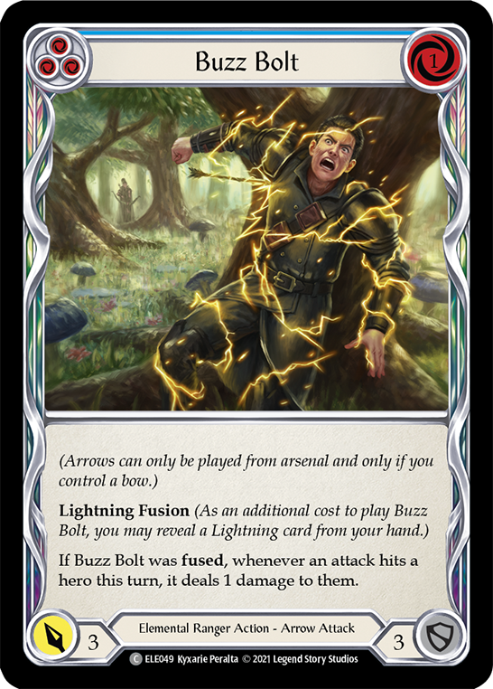 Buzz Bolt (Blue) [ELE049] (Tales of Aria)  1st Edition Normal | Shuffle n Cut Hobbies & Games