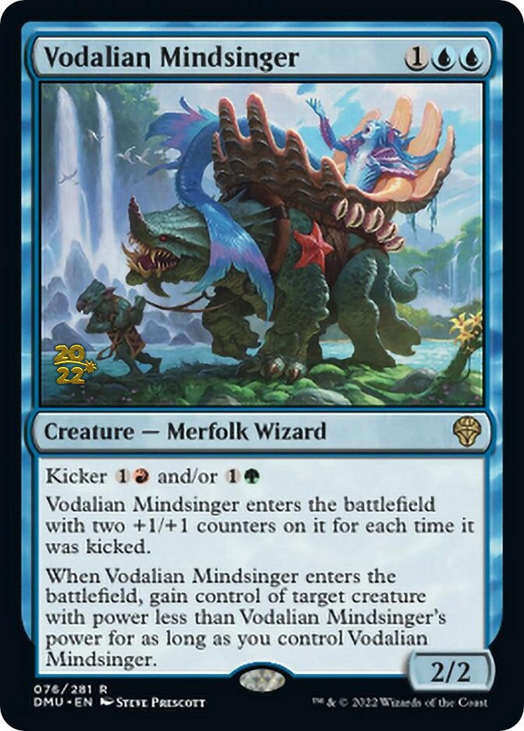 Vodalian Mindsinger [Dominaria United Prerelease Promos] | Shuffle n Cut Hobbies & Games