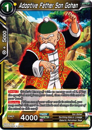 Adoptive Father Son Gohan [BT4-091] | Shuffle n Cut Hobbies & Games